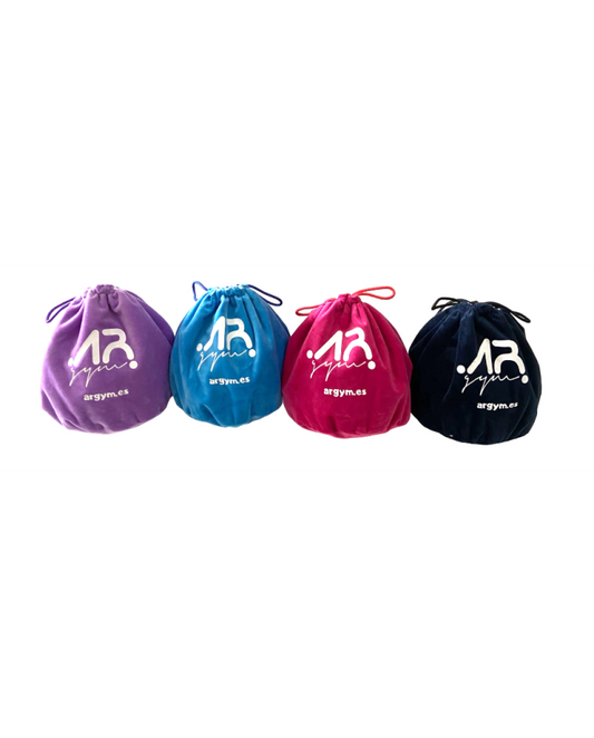 Funda Argym de terciopelo para pelota de gimnasia rítmica