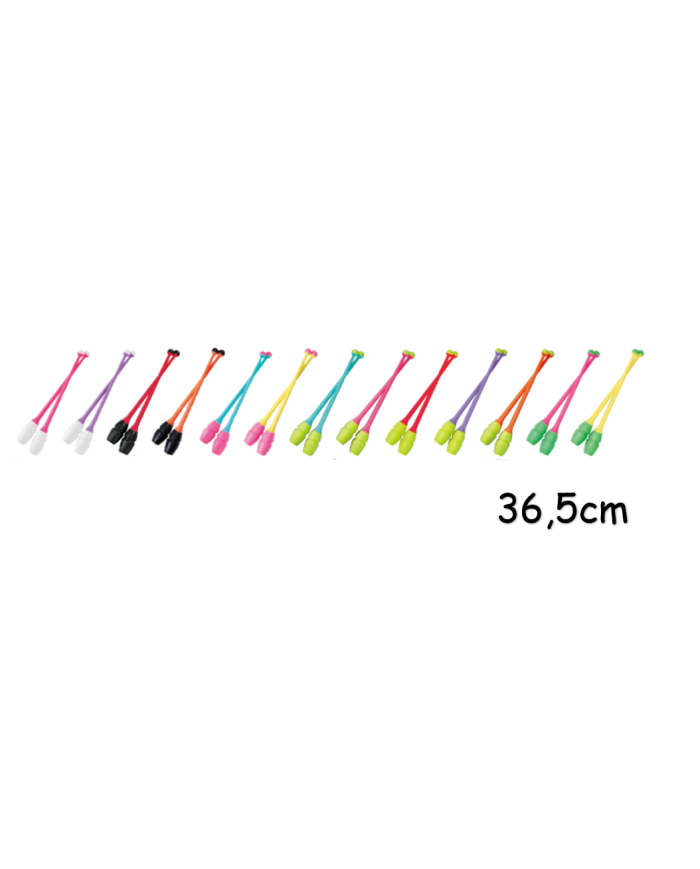 Mazas Chacott enlazables de 36,5 cm para gimnasia rítmica