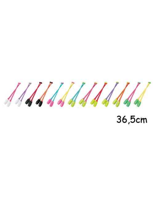 Mazas Chacott enlazables de 36,5 cm para gimnasia rítmica
